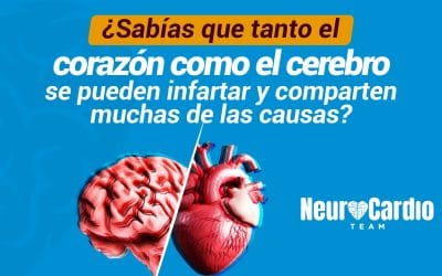 ¿Sabías que tanto el corazón como el cerebro se pueden infartar y comparten muchas de las causas?